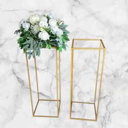 Flower Display Stands - Gold 80 cm 