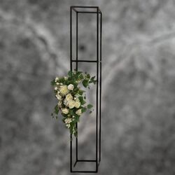 Flower Stands   Black Metal 