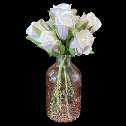 Glass Pink Bud Vase 