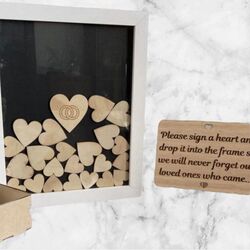 Guestbook White Frame   Hire