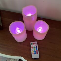LED Flicker Candles with Remote