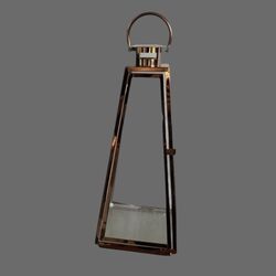 Lanterns   Rose Gold Triangular Large 