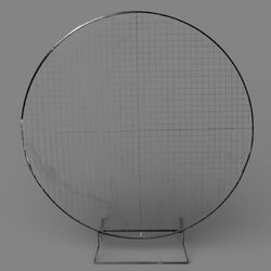 Mesh Backdrop   Round Black