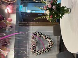 Mesh Flower Wall Frame   RectangleSquare   White 