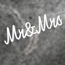 NEON SIGN - Sketch & Etch  ‘Mr & Mrs’