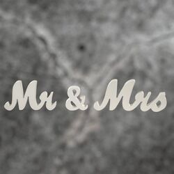 Mrs & Mrs - 10cmH
