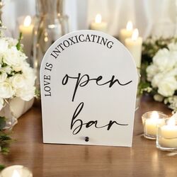 Open Bar   Sign 
