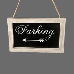 Parking Sign   Timber Frame 