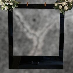 Photo Frame   Black Acrylic 