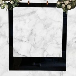 Photo Frame   Black Acrylic 