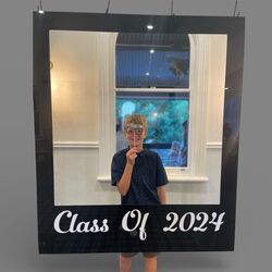 Photo Frame   Black Acrylic 