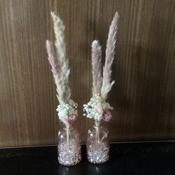 Pink Glass Vase 