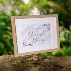 Please Sign Our Guestbook Cards   Frame