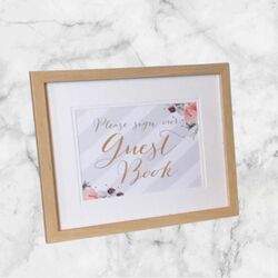 Please Sign Our Guestbook Sign   Timber Frame