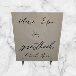 Please Sign our Guestbook   WhiteBlack
