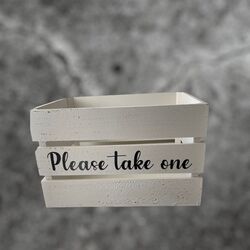 ‘Please Take One’ White Box 