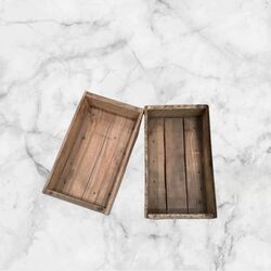 Rustic Timber Crates 