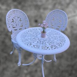 Signing Table Chairs - Cast Aluminium 