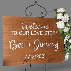 Signing Table or Welcome Board Flowers B