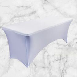 Table Cover - Trestle, White 