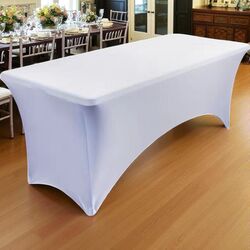 Table Cover - Trestle, White 