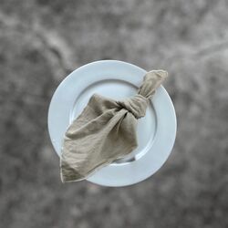 Table Napkins Natural Linen 