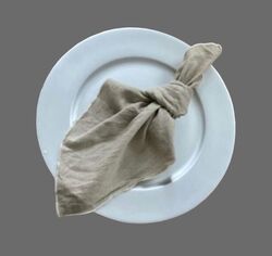 Table Napkins   Natural Linen 