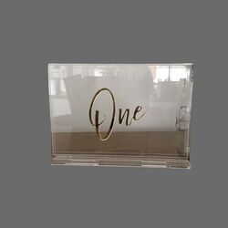 Table Numbers   Acrylic ClearRaised Gold