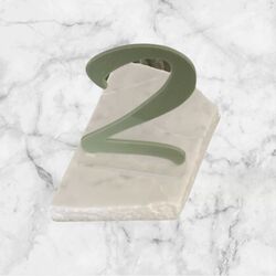 Table Numbers   Acrylic Sage Green