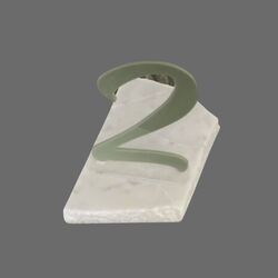 Table Numbers   Acrylic Sage Green