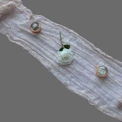 Table Runners  Cheesecloth  Pale Pink