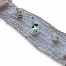Table Runners  Cheesecloth  Pale Pink