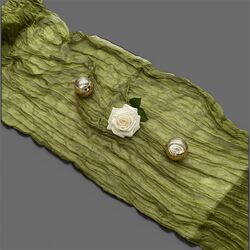 Table Runners  Olive Green 