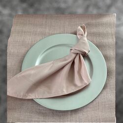 Table Runners - Baby Pink Hessian 