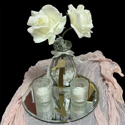 Table Runners   Cheesecloth   Pale Pink