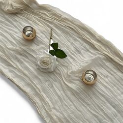 Table Runners   Gauze   Dark Champagne 
