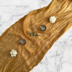 Table Runners - Gauze - Golden 