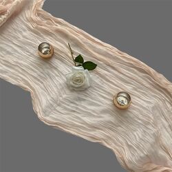 Table Runners   Gauze   PeachBlush