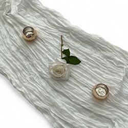 Table Runners   Gauze   Pure White 