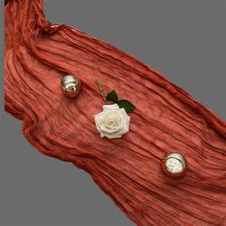Table Runners   Gauze   Rust 