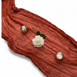 Table Runners   Gauze   Rust 