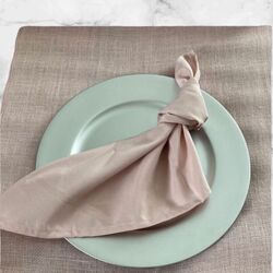Table Runners - Hessian Baby Pink 