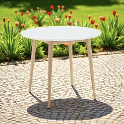 Tablecloth   Round Three Layer   Ivory
