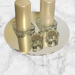 Tea Light Holders   Clear Square