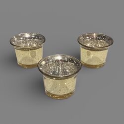 Tea Light Holders   Gold 
