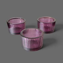 Tea Light Holders   Purple