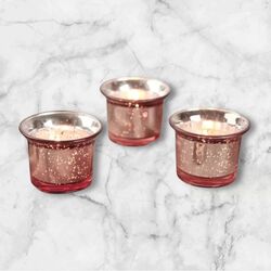Tea Light Holders   Rose Gold 