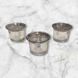 Tea Light Holders   Silver 