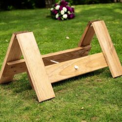 Trestle Table   Rustic 