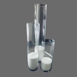 Vases   Clear Glass Vase   Tall 